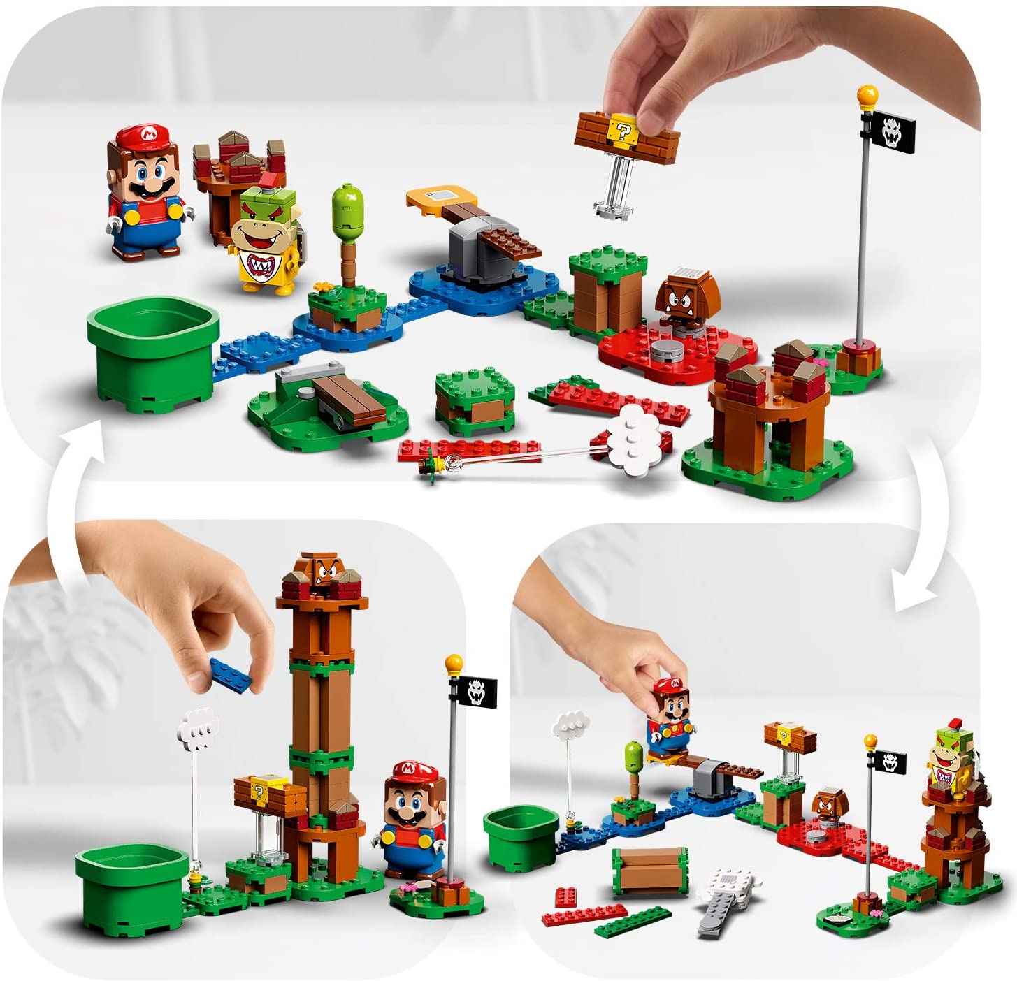 Pack inicial Aventuras con Mario, LEGO Super Mario 71360 varios modos de construccion