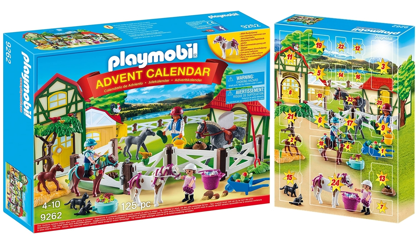 Calendario de Adviento Granja caballos Playmobil 9262