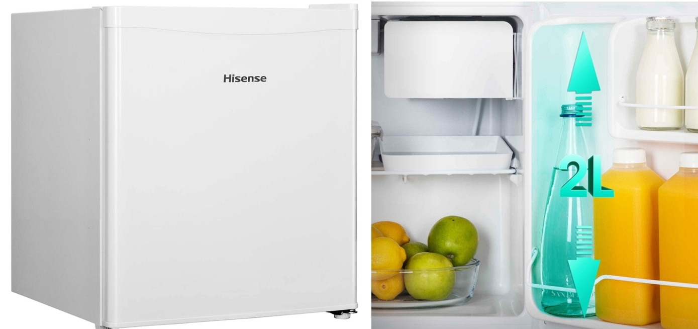 Mini frigorífico Hisense RR55D4AW1 de 42 litros