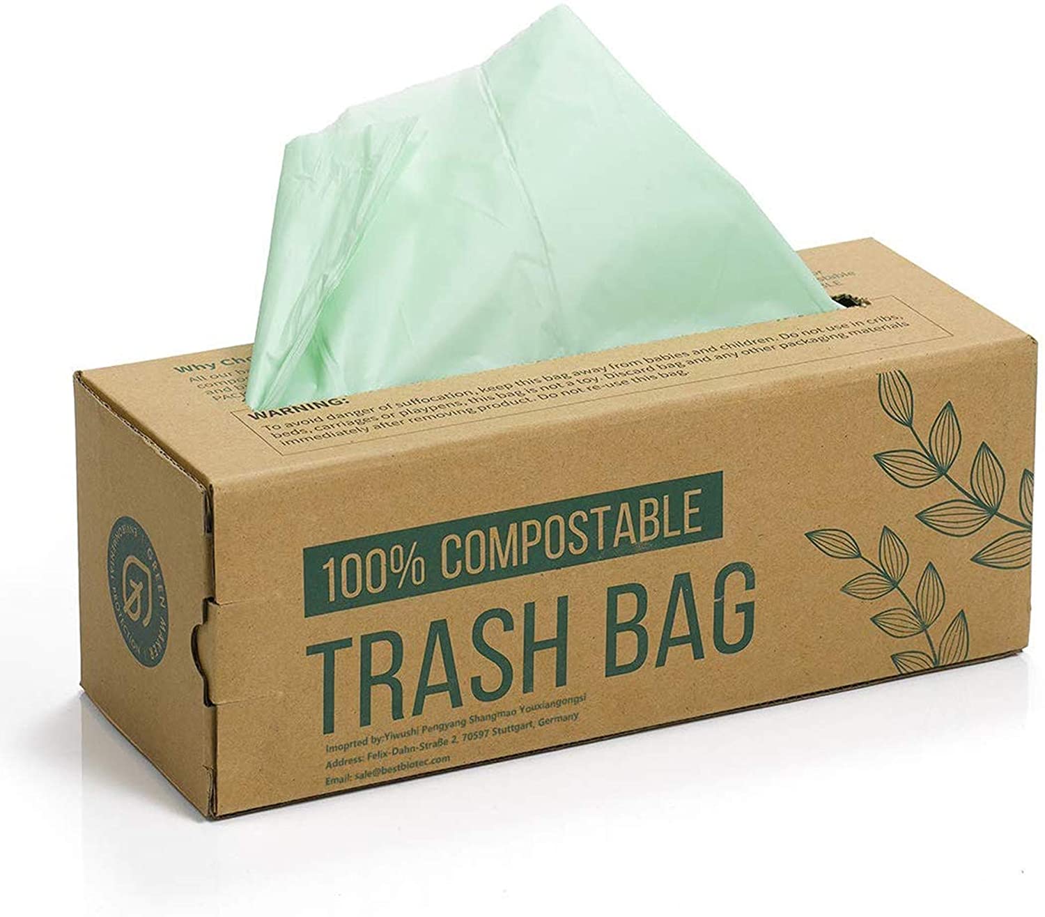 Pack 150 bolsas de basura biodegradables Green Maker
